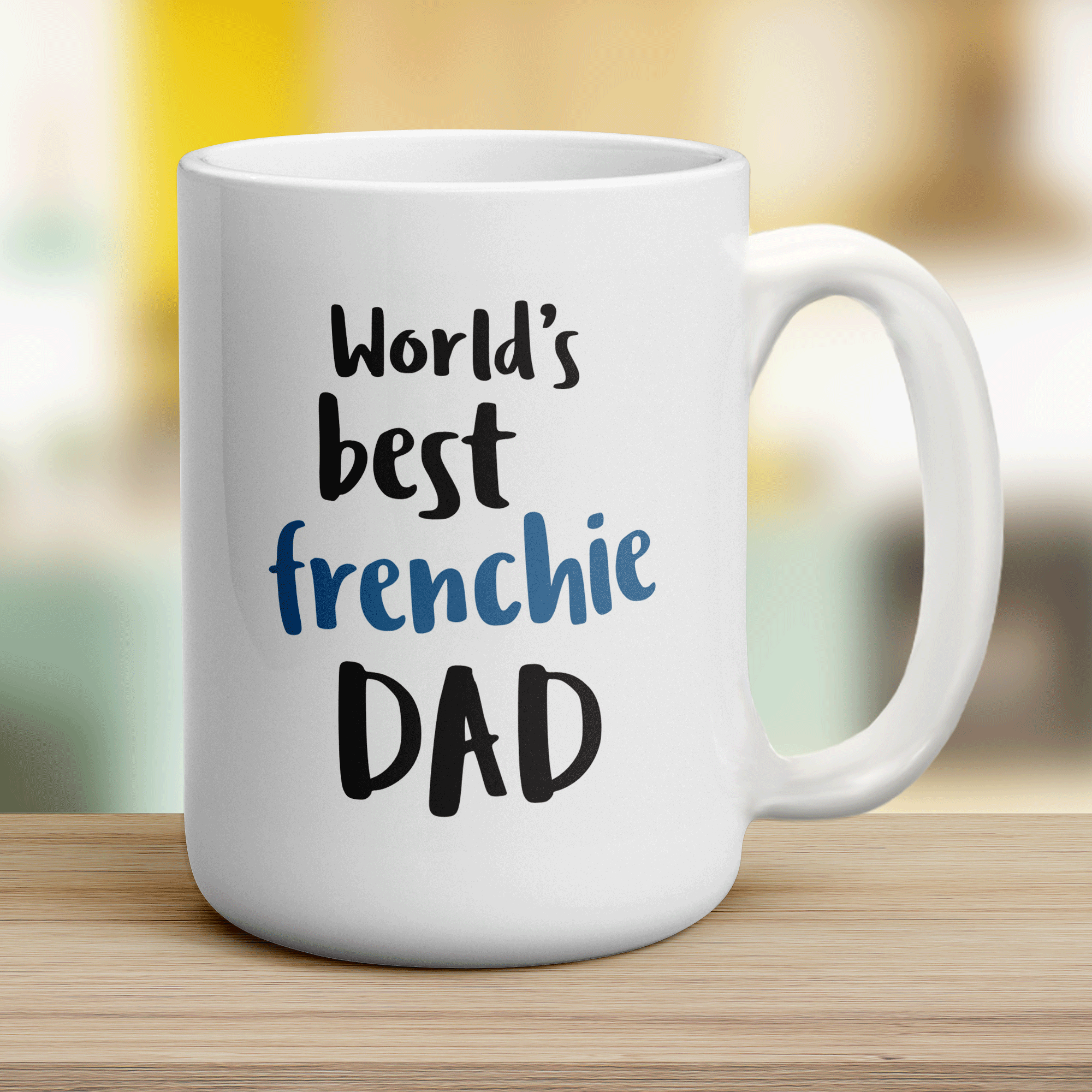 World's Best Frenchie Dad Mug