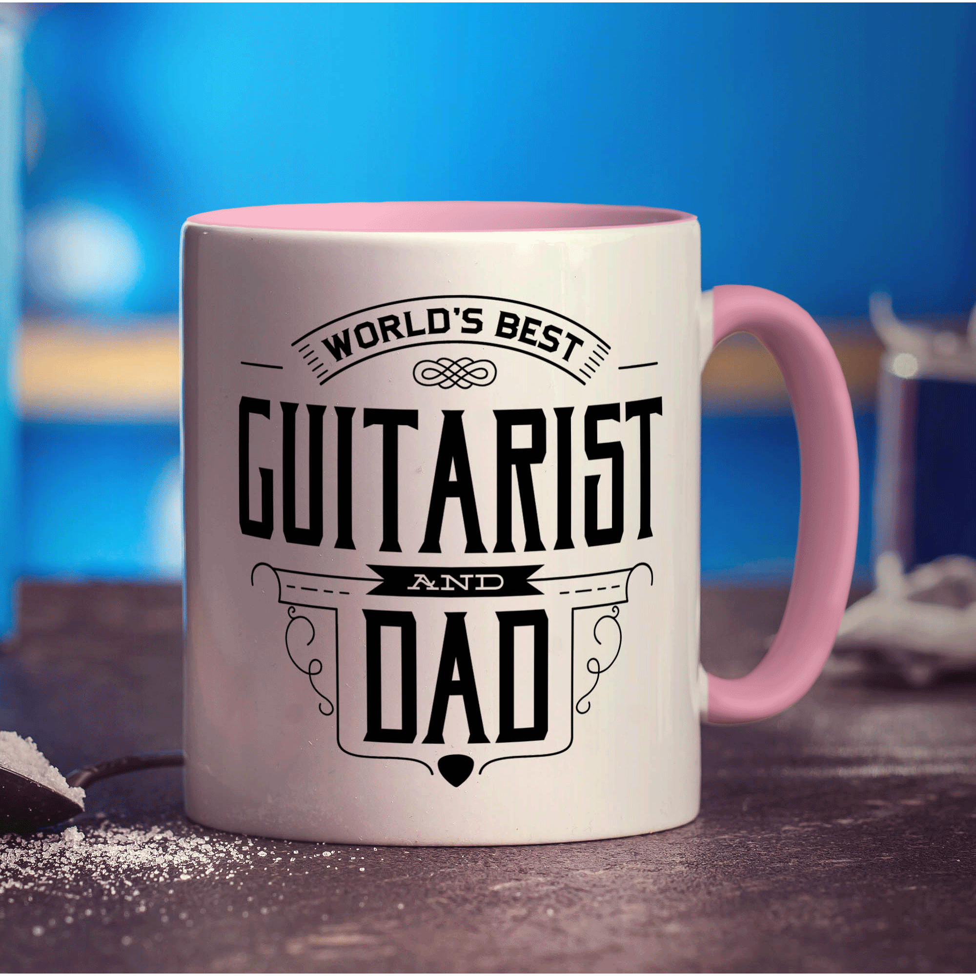 World's Best Guitarist & Dad Mug