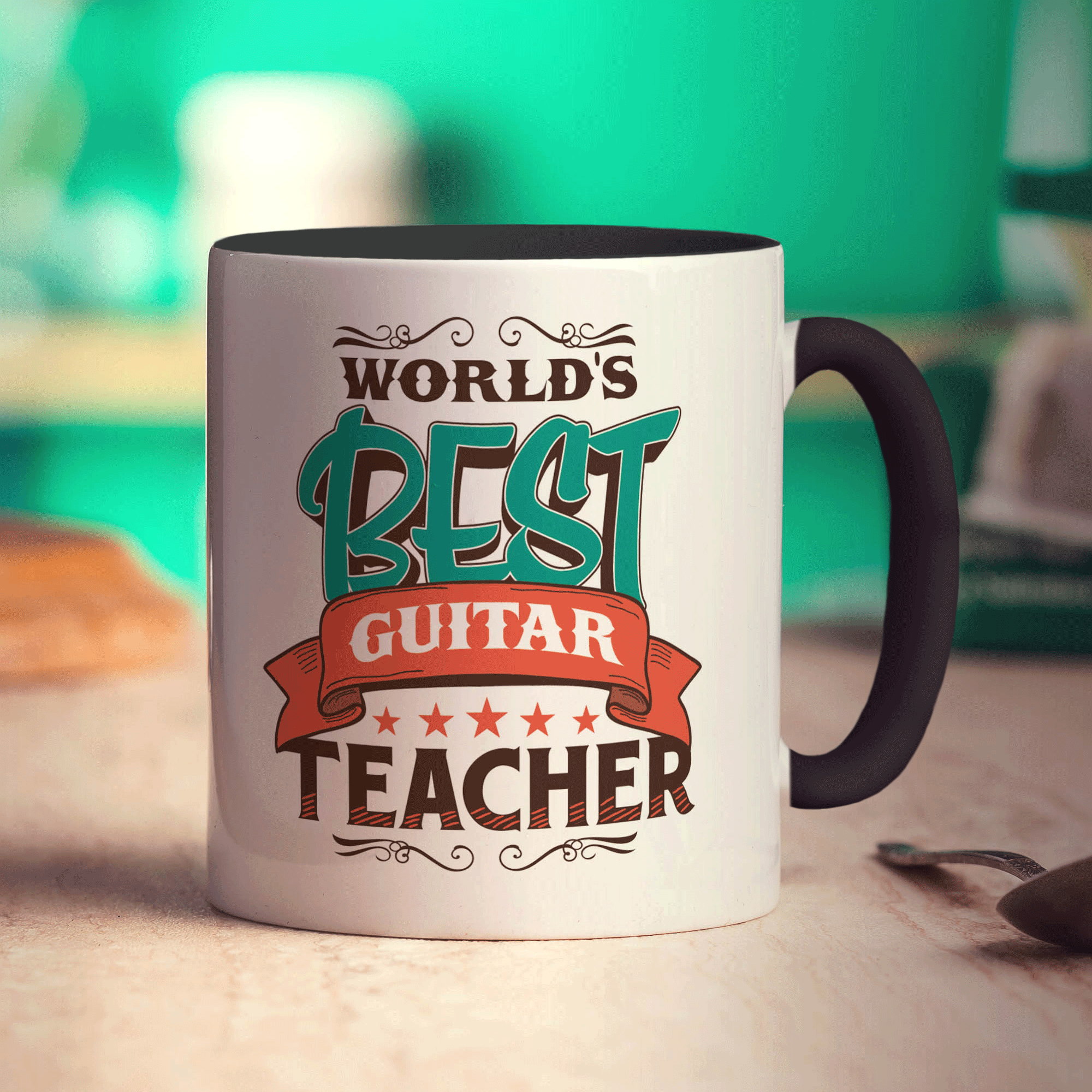World's Best Guitar Teacher Mug