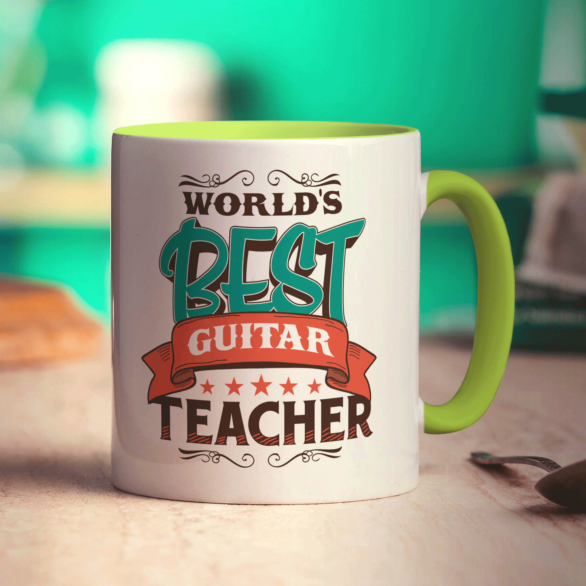 World's Best Guitar Teacher Mug