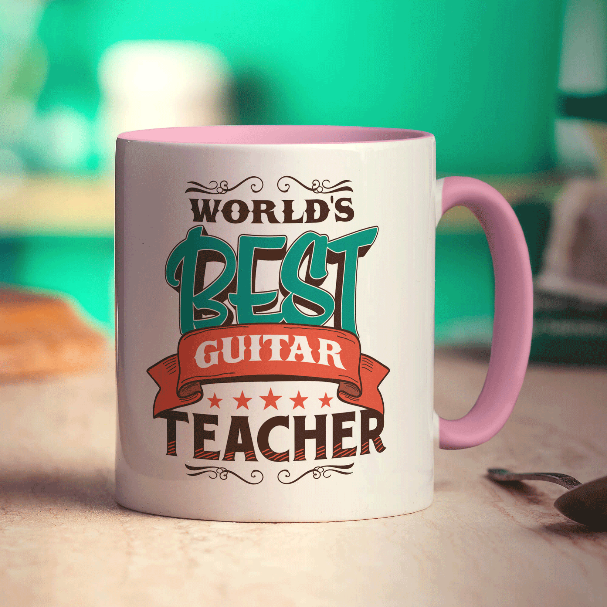 World's Best Guitar Teacher Mug