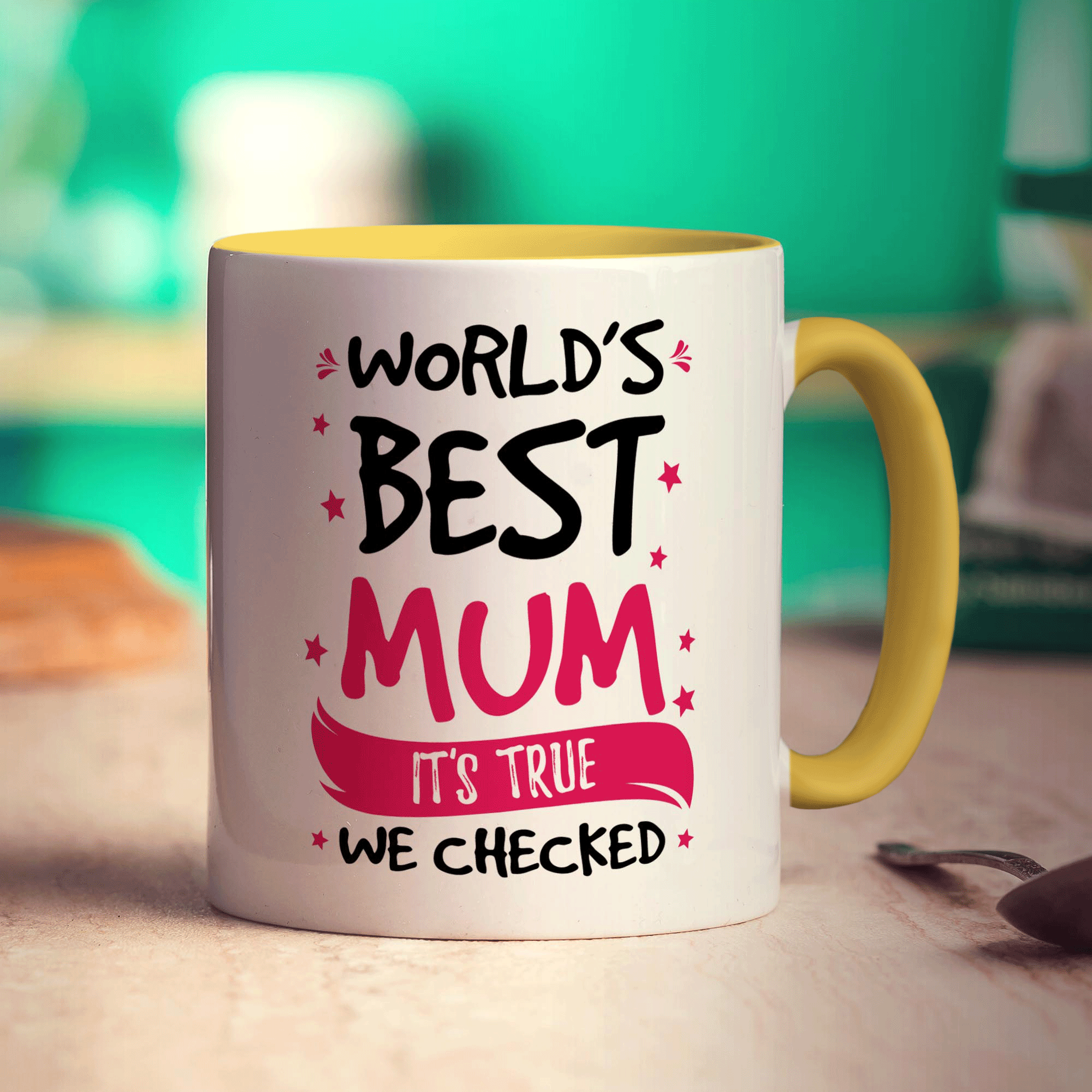 World's Best Mum, It's True We Checked Mug