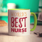 World's Best Nurse Mug - Standard 330ml (11oz) / Green