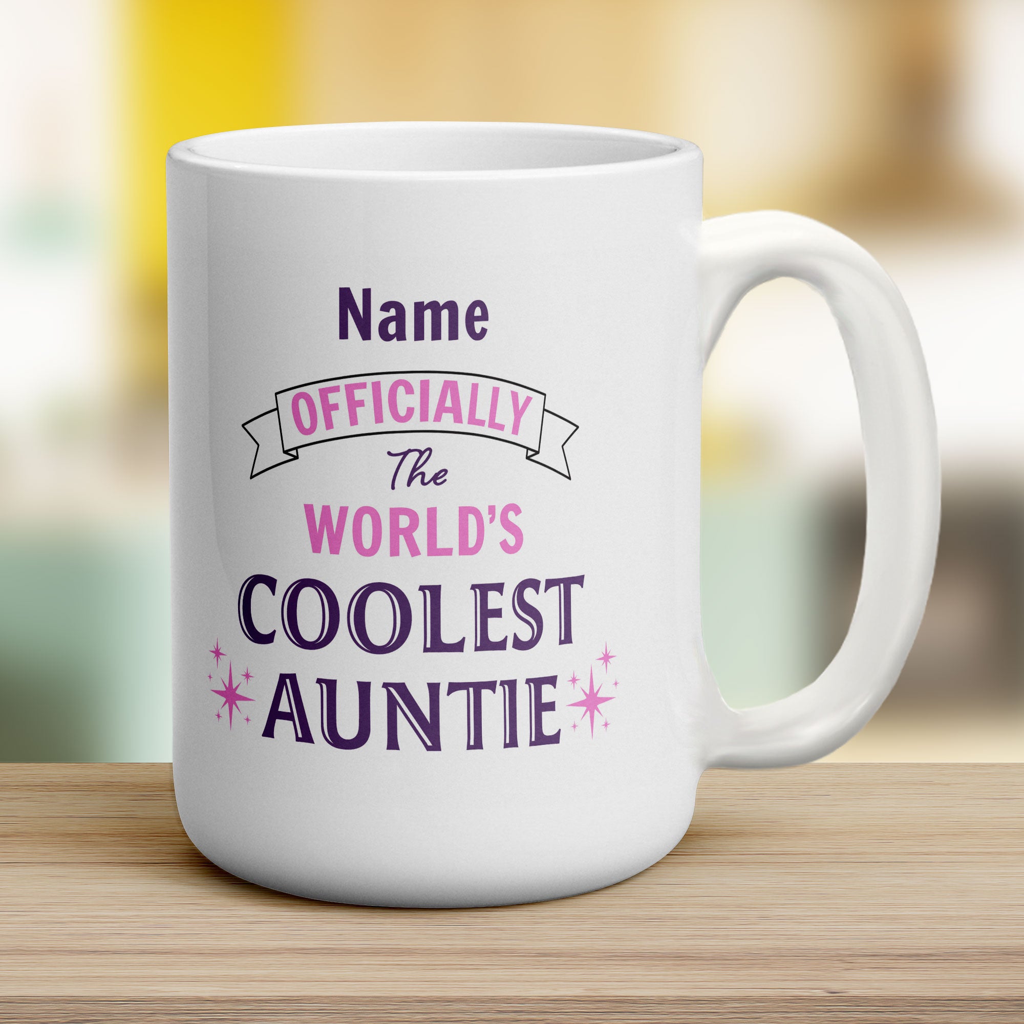 World's Coolest Auntie Personalised Mug