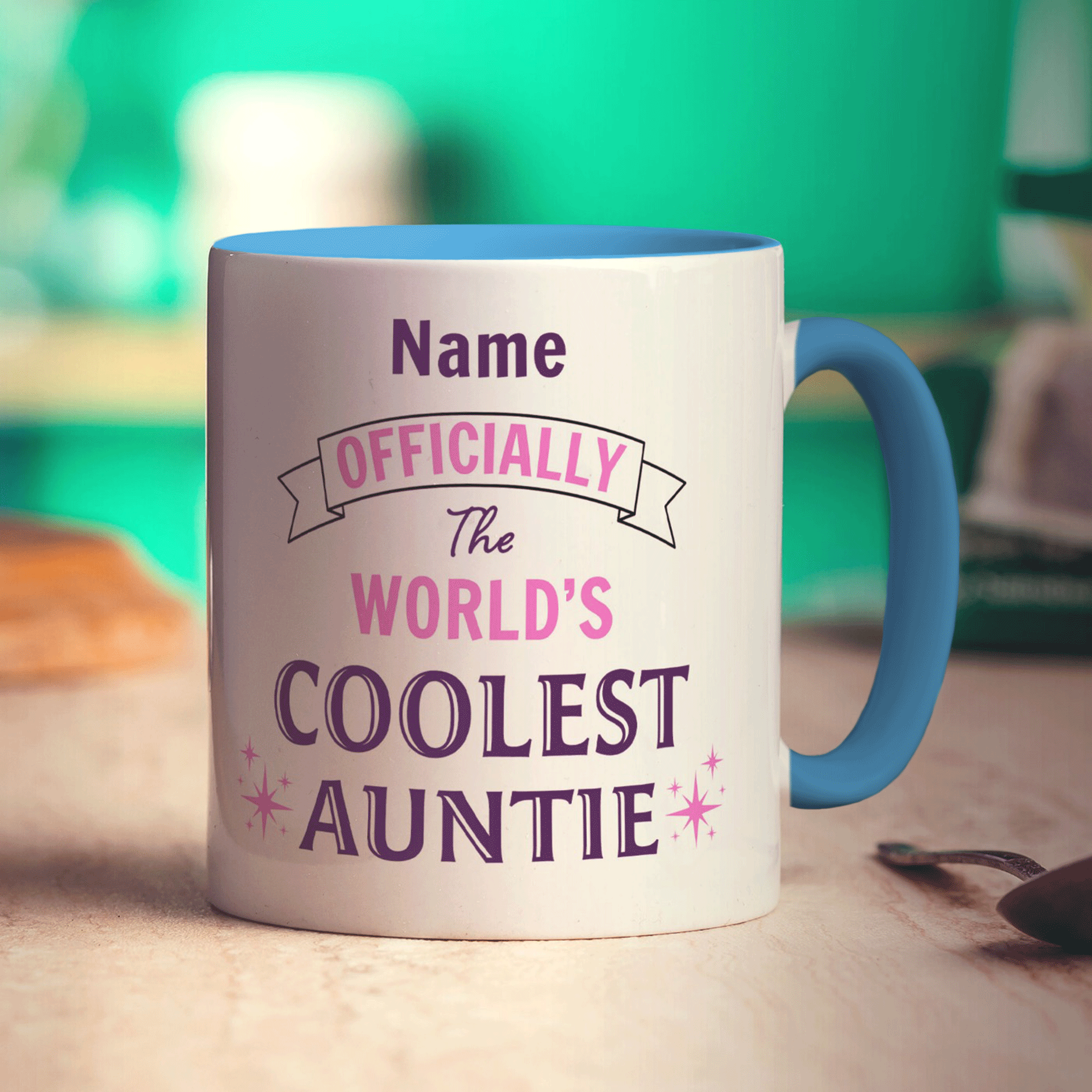 World's Coolest Auntie Personalised Mug