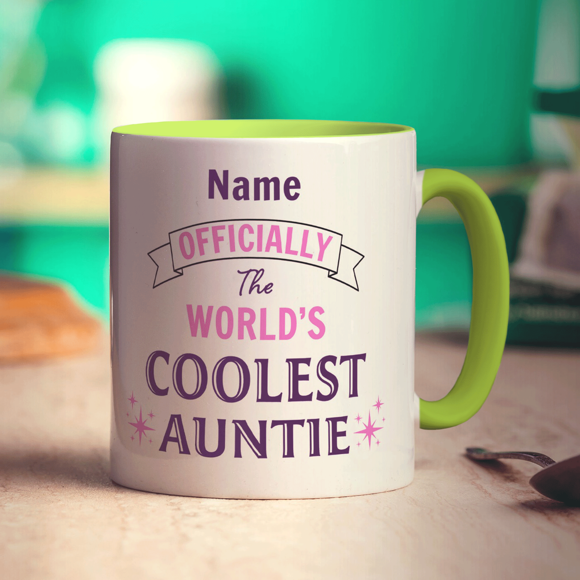 World's Coolest Auntie Personalised Mug