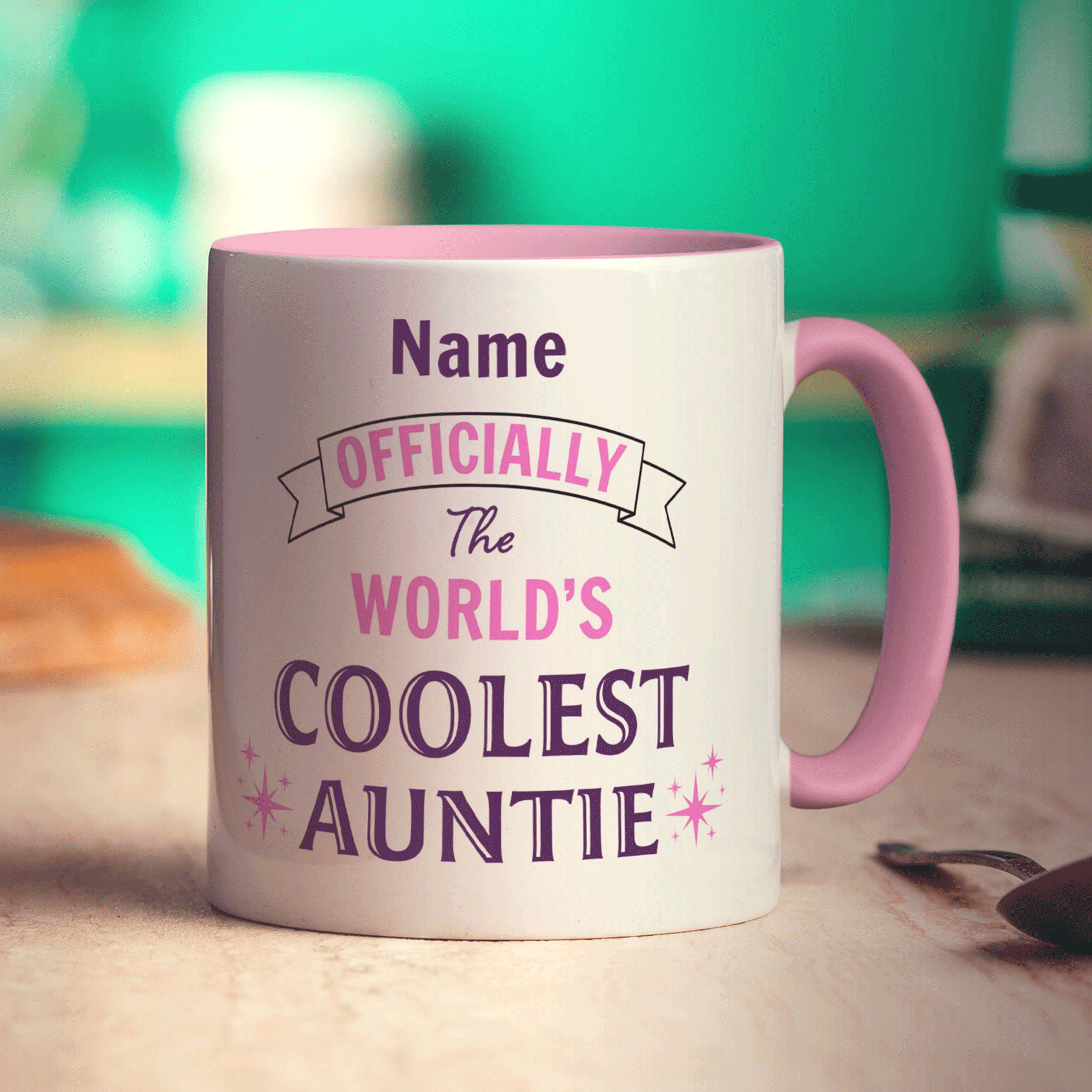 World's Coolest Auntie Personalised Mug