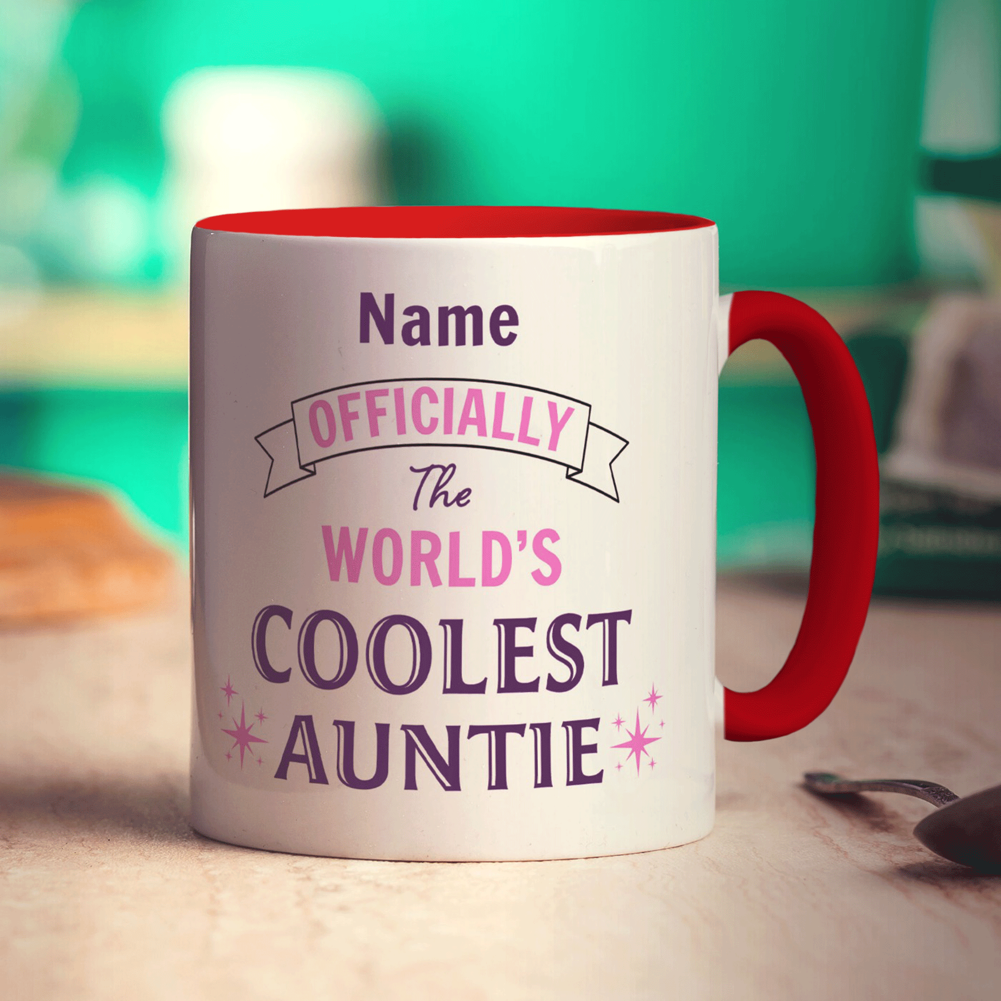 World's Coolest Auntie Personalised Mug