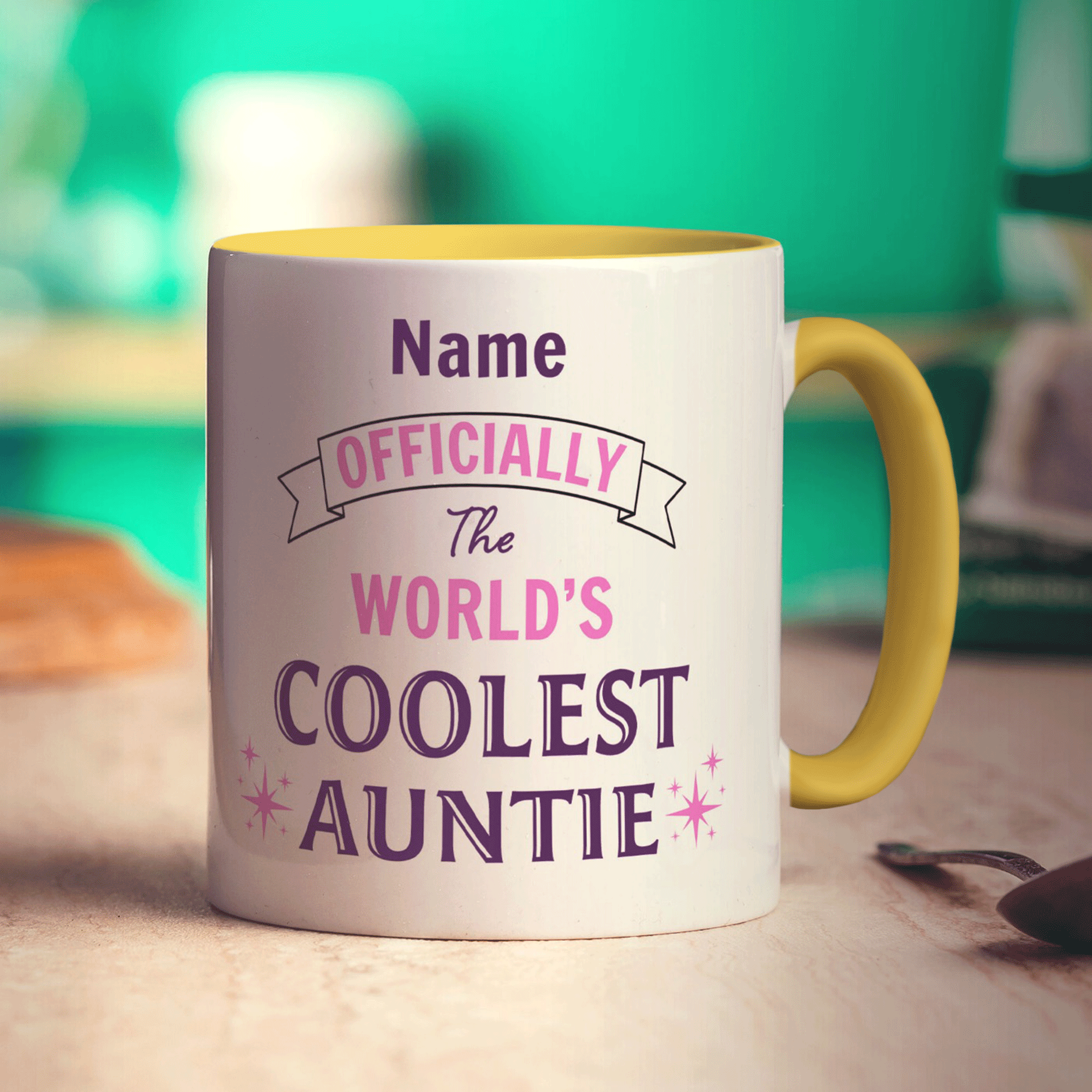 World's Coolest Auntie Personalised Mug
