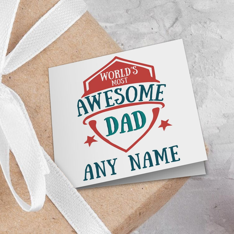 World's Most Awesome Dad Gift Tags Addon