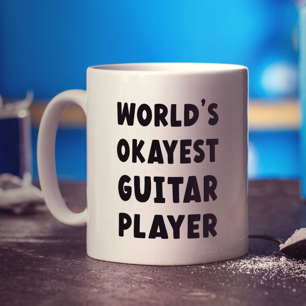 World's OKAYEST Guitar Player Mug