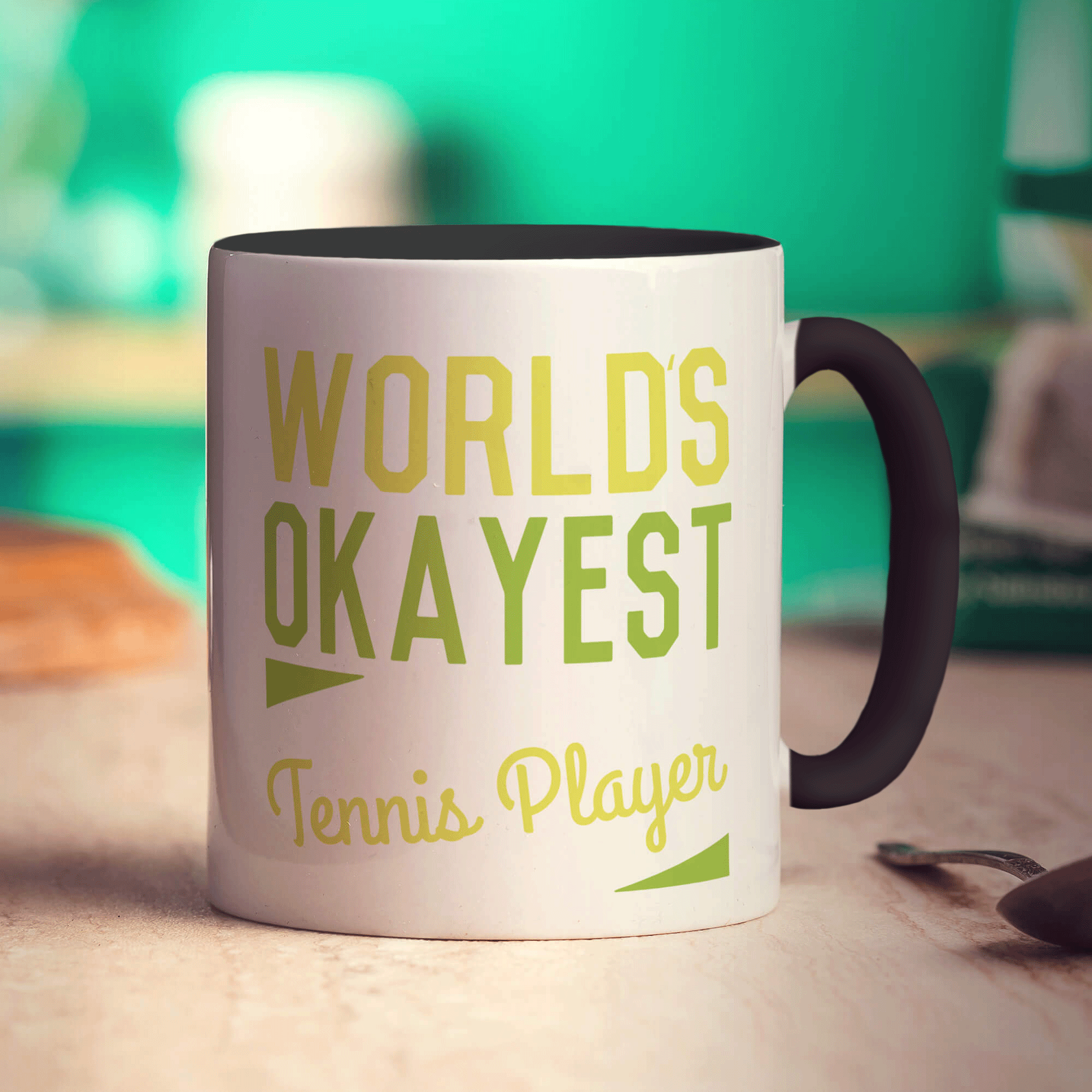 World's Okayest Tennis Player Mug