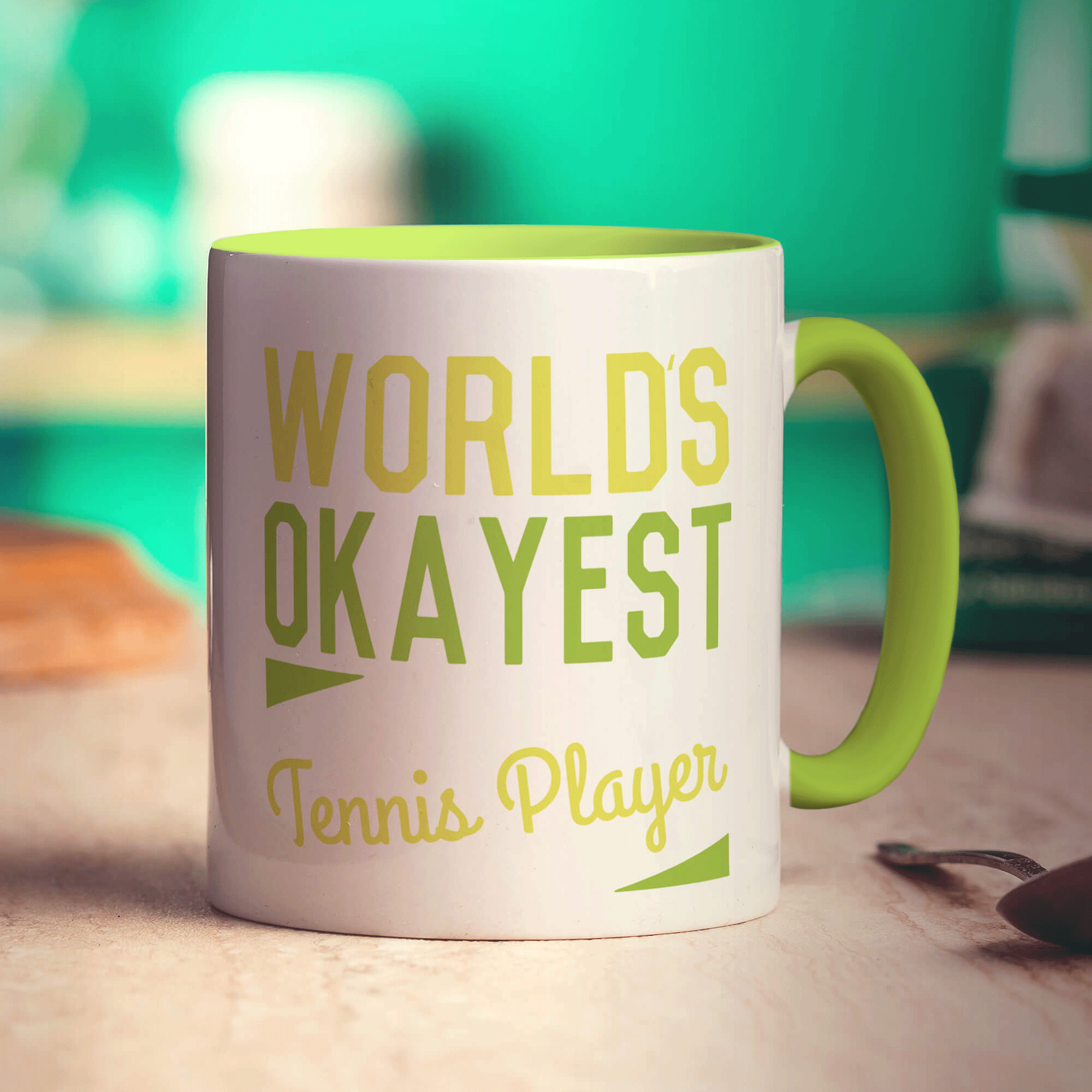 World's Okayest Tennis Player Mug