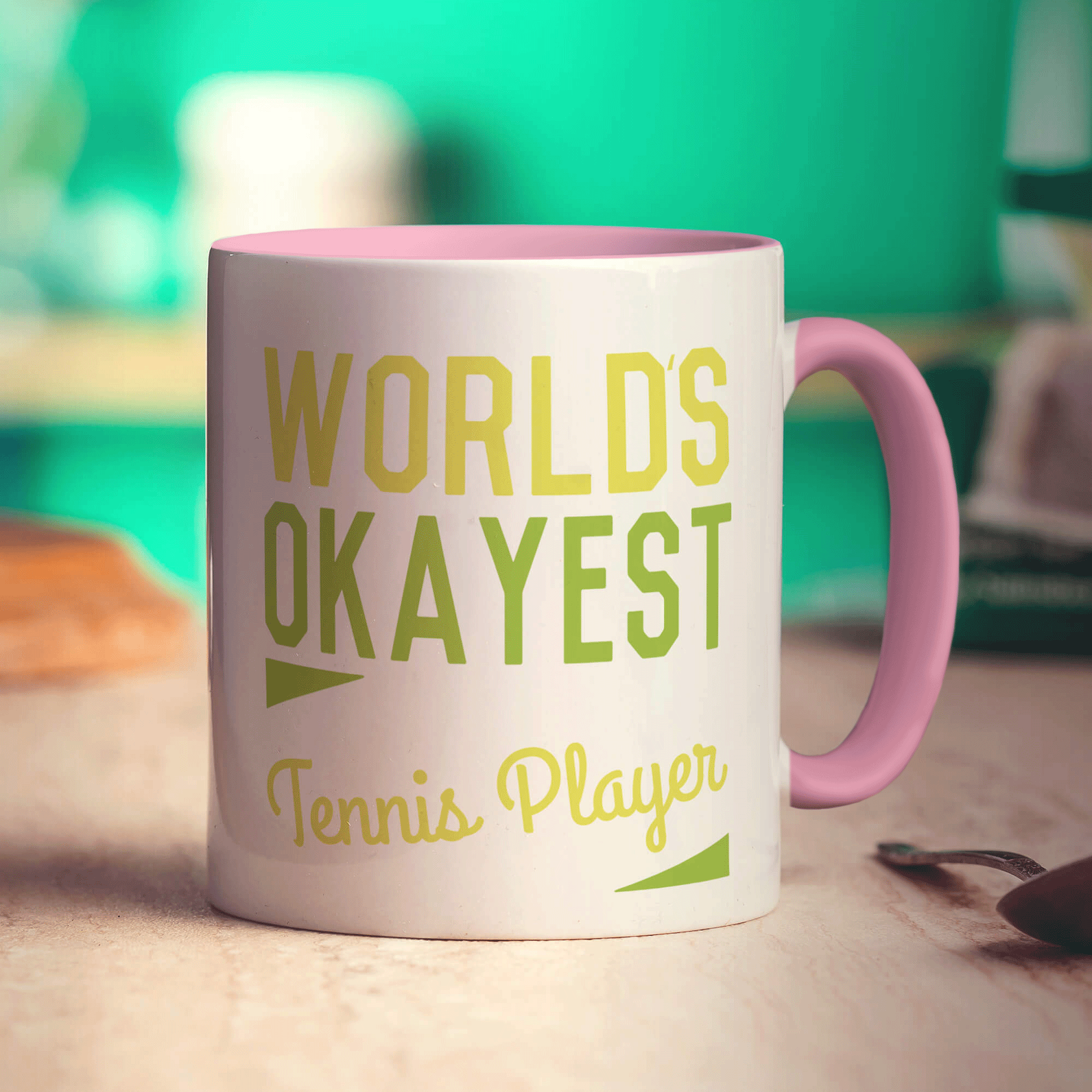 World's Okayest Tennis Player Mug