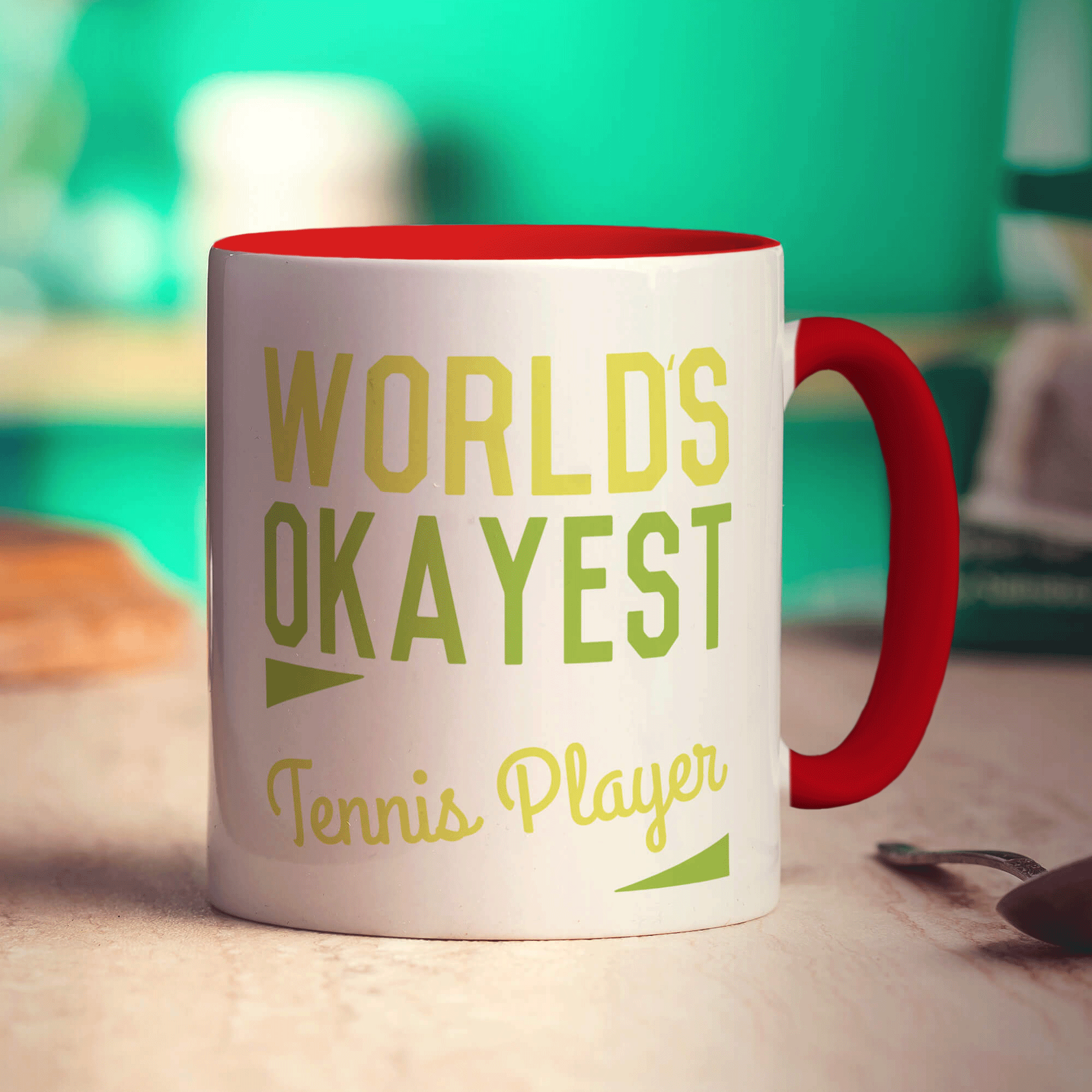 World's Okayest Tennis Player Mug