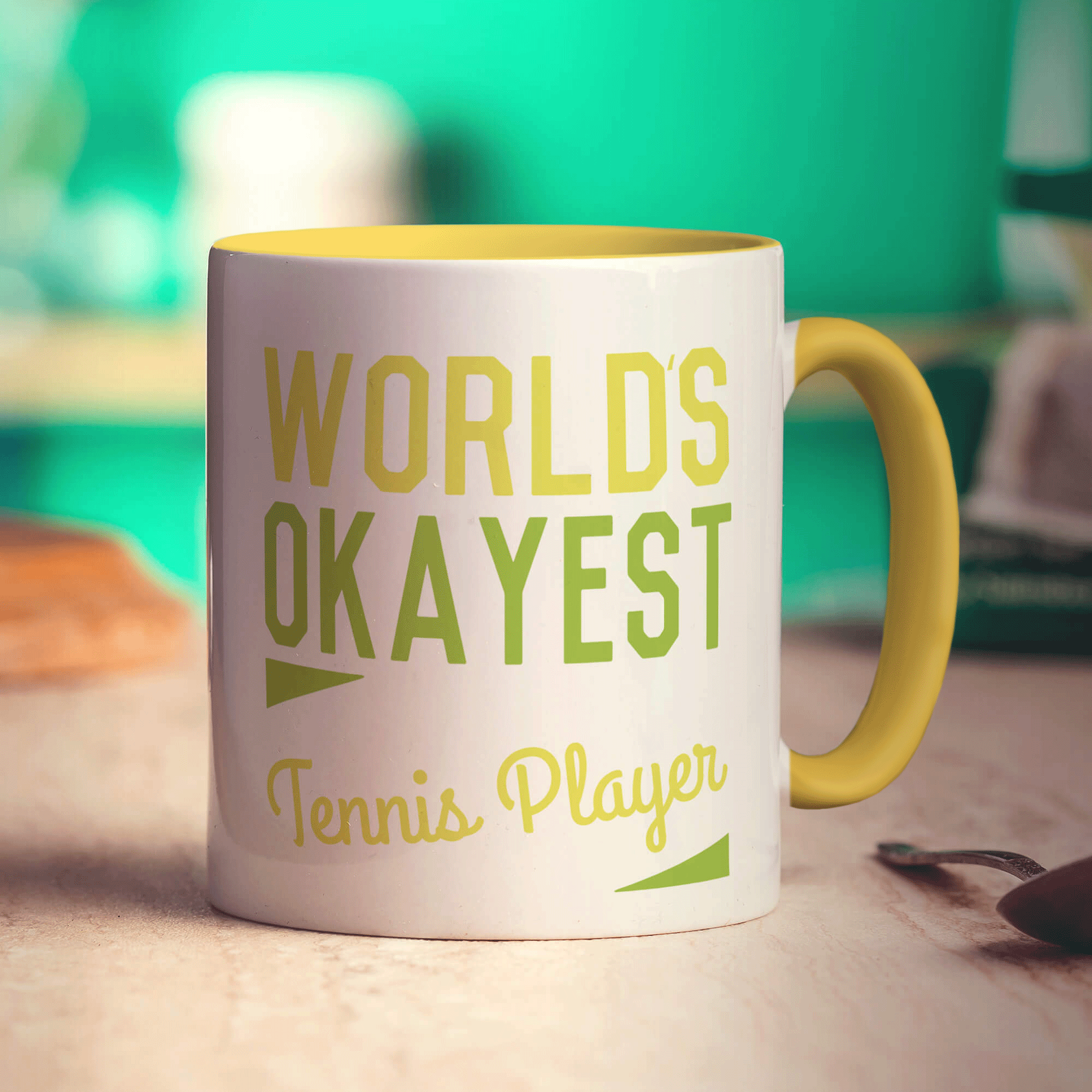 World's Okayest Tennis Player Mug