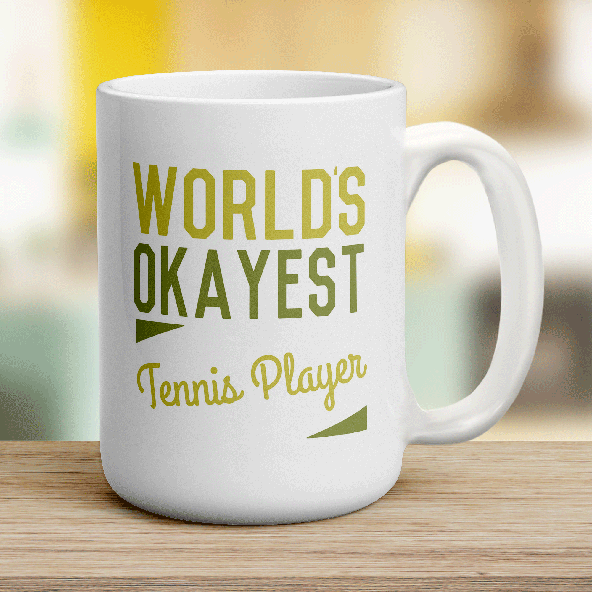 World's Okayest Tennis Player Mug