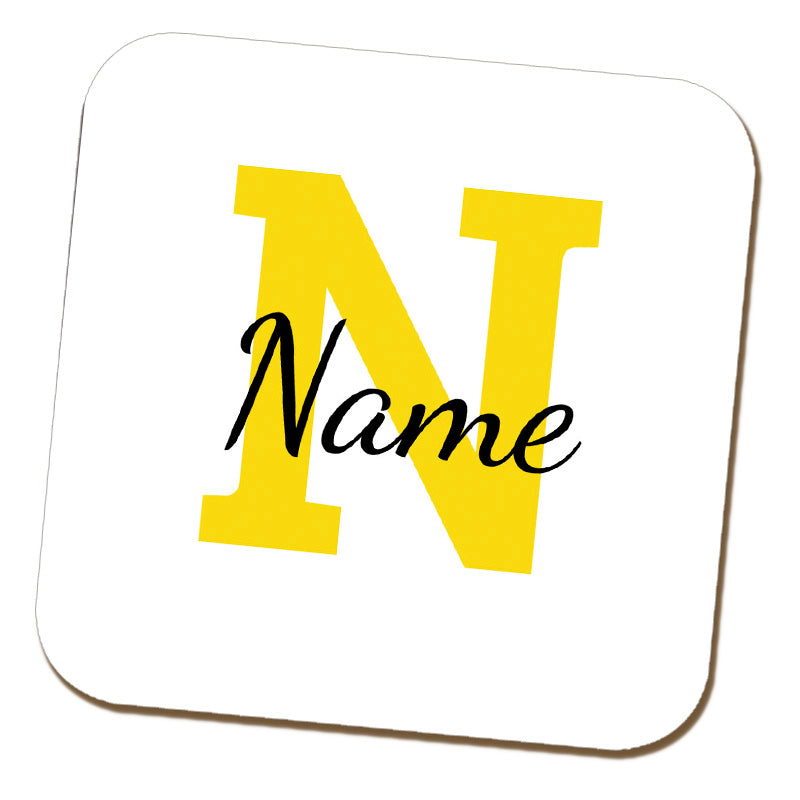 Initial Coaster with Name