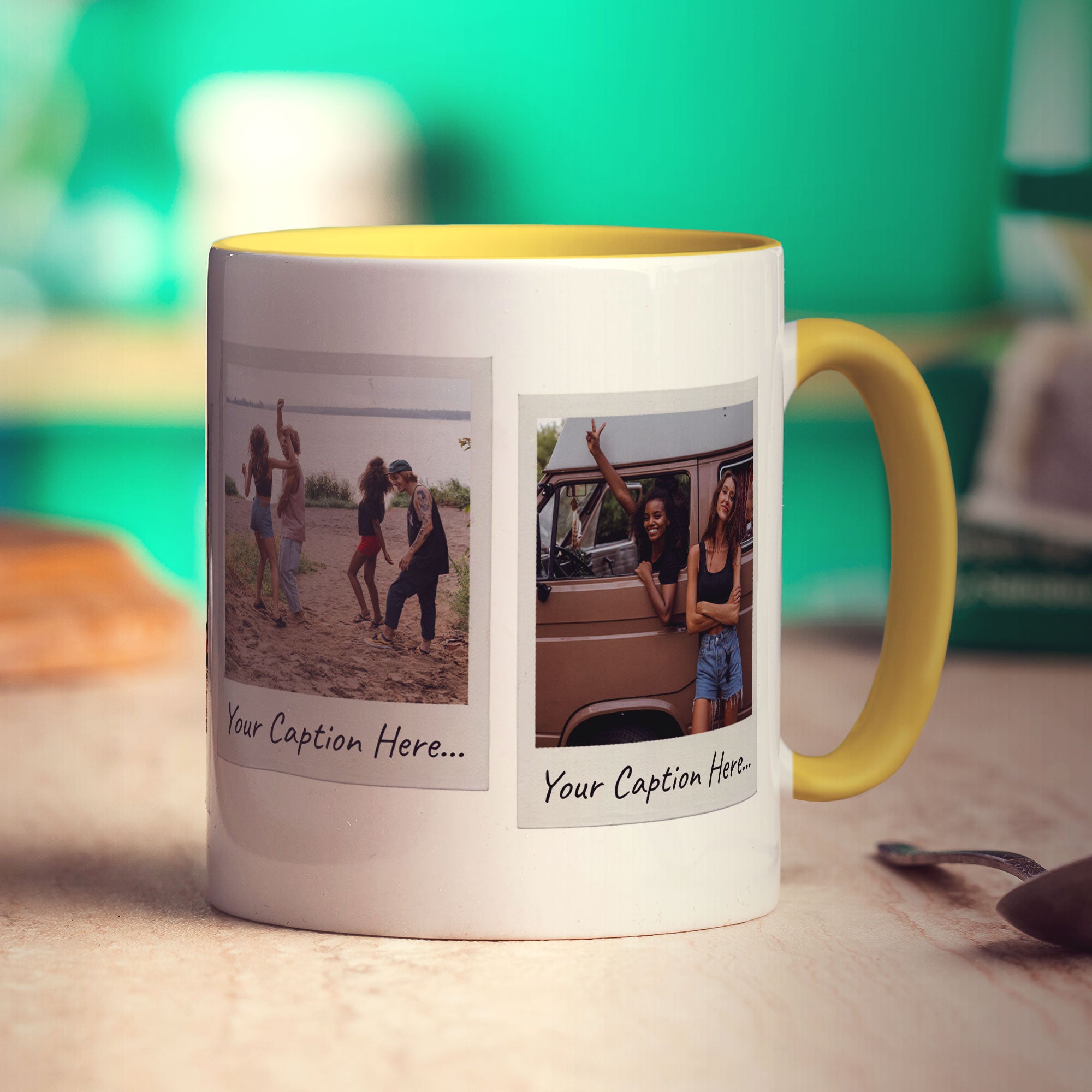 4 Photo Polaroid Mug