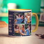 Happy Father's Day to the Best Dad Ever Photo Mug - Standard 330ml (11oz) / Yellow
