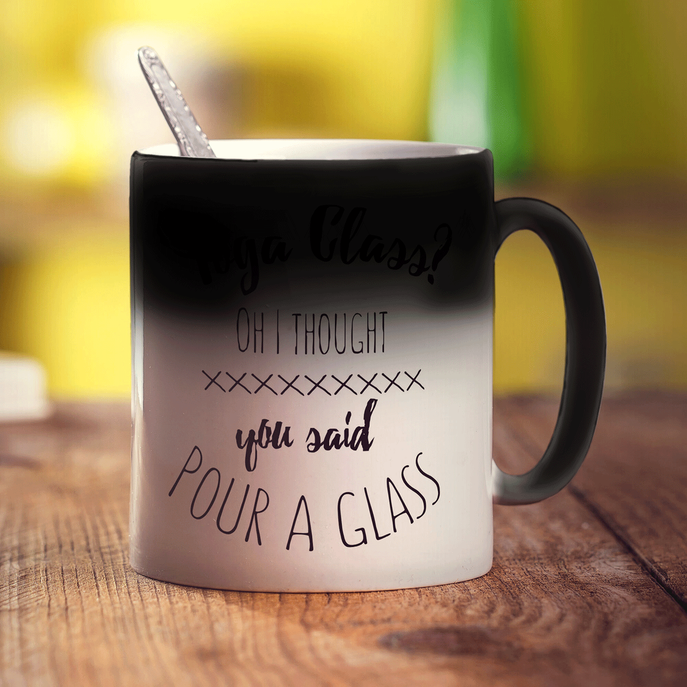 Yoga Class? Oh I Thought You Said Pour a Glass Mug - Standard 330ml (11oz) / Magic Mug