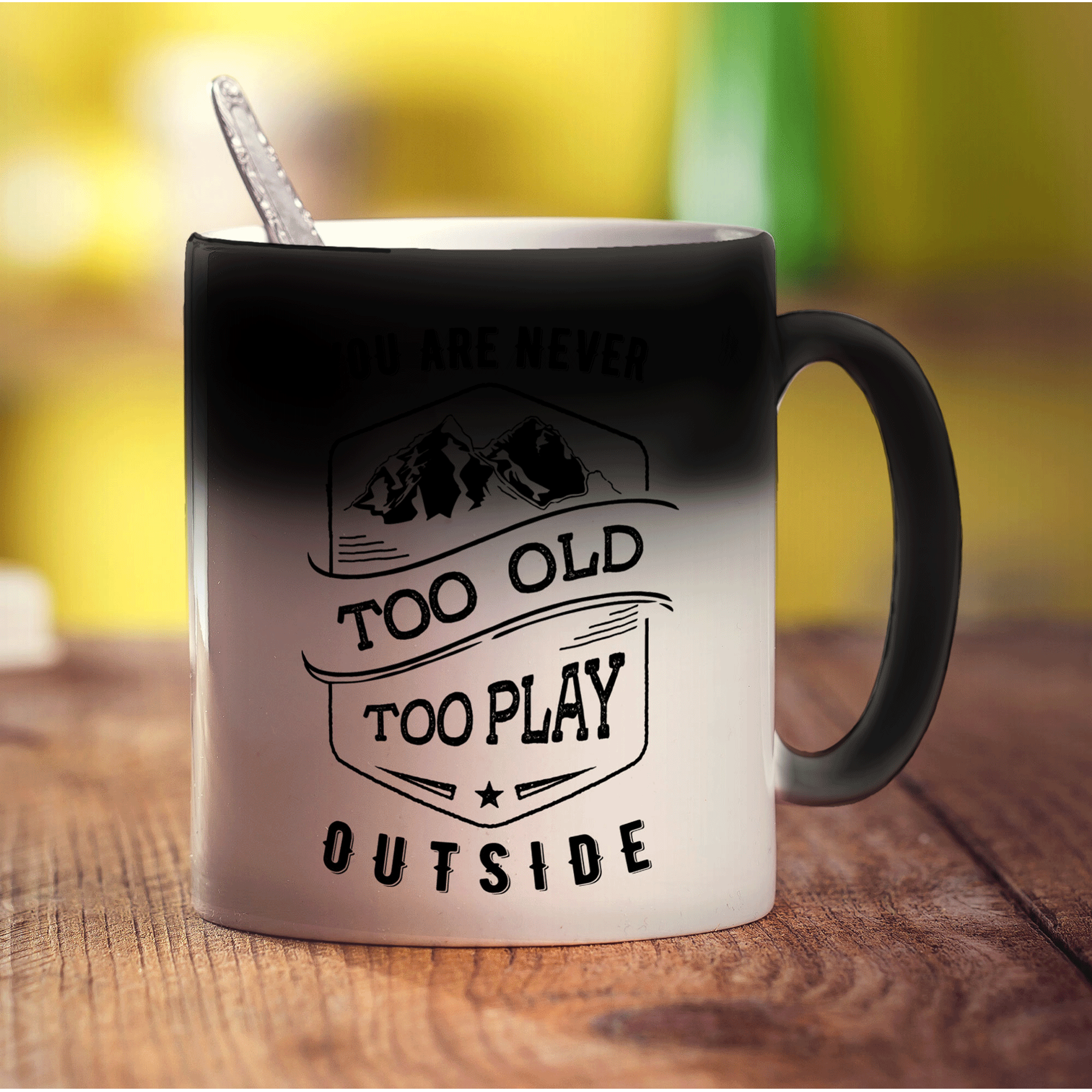 You Are Never Too Old To Play Outside Mug - Standard 330ml (11oz) / Magic Mug