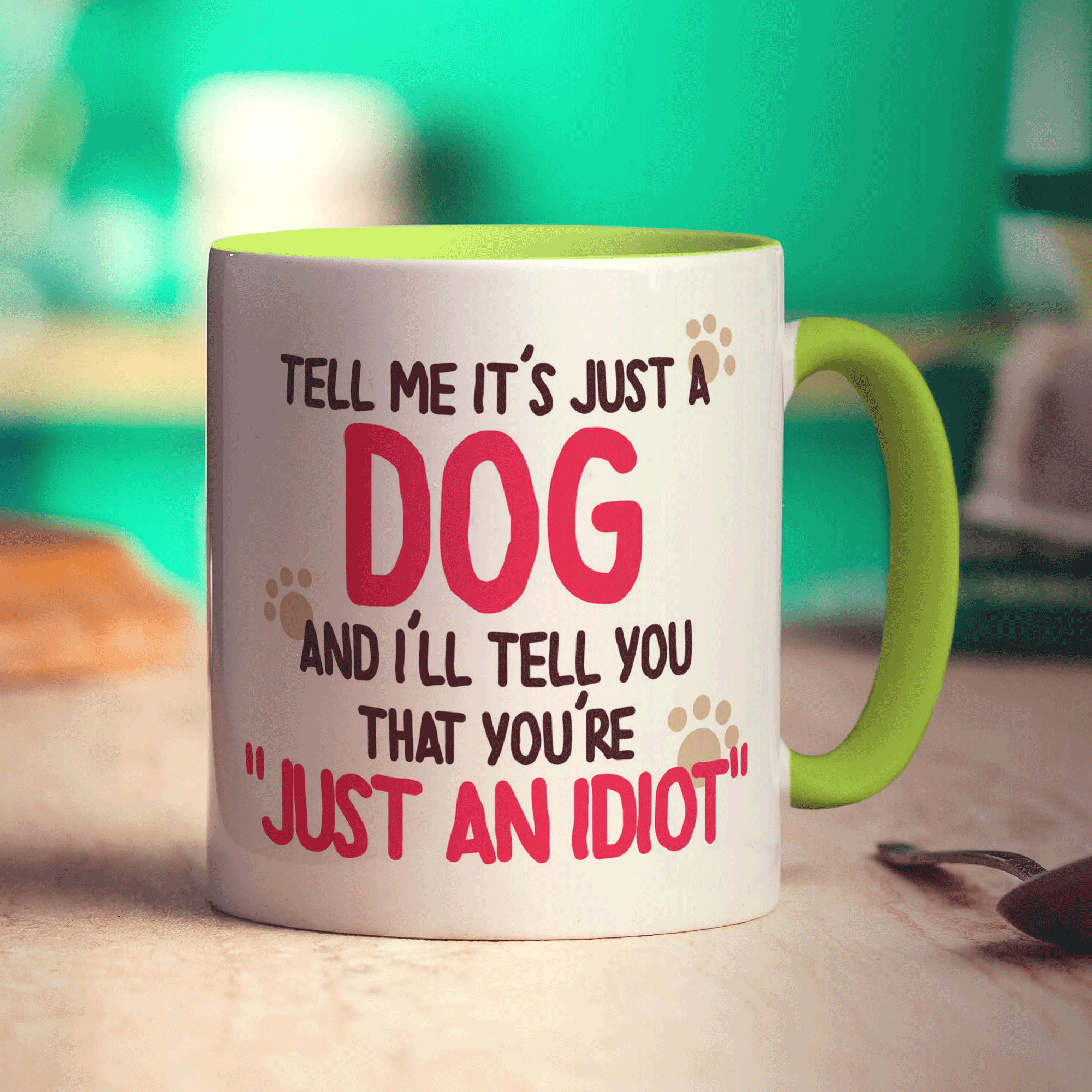 You Drop The Treat I Drop the Beat Mug - Standard 330ml (11oz) / Green