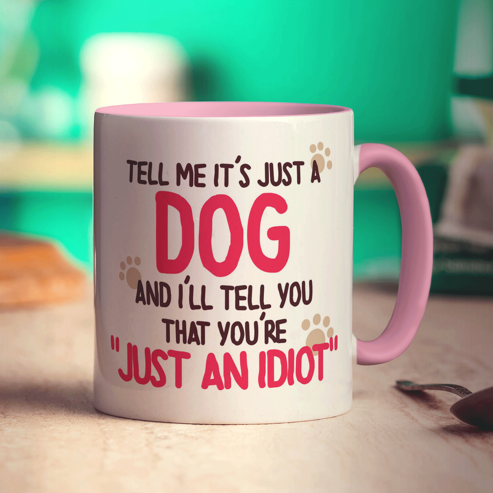 You Drop The Treat I Drop the Beat Mug - Standard 330ml (11oz) / Pink