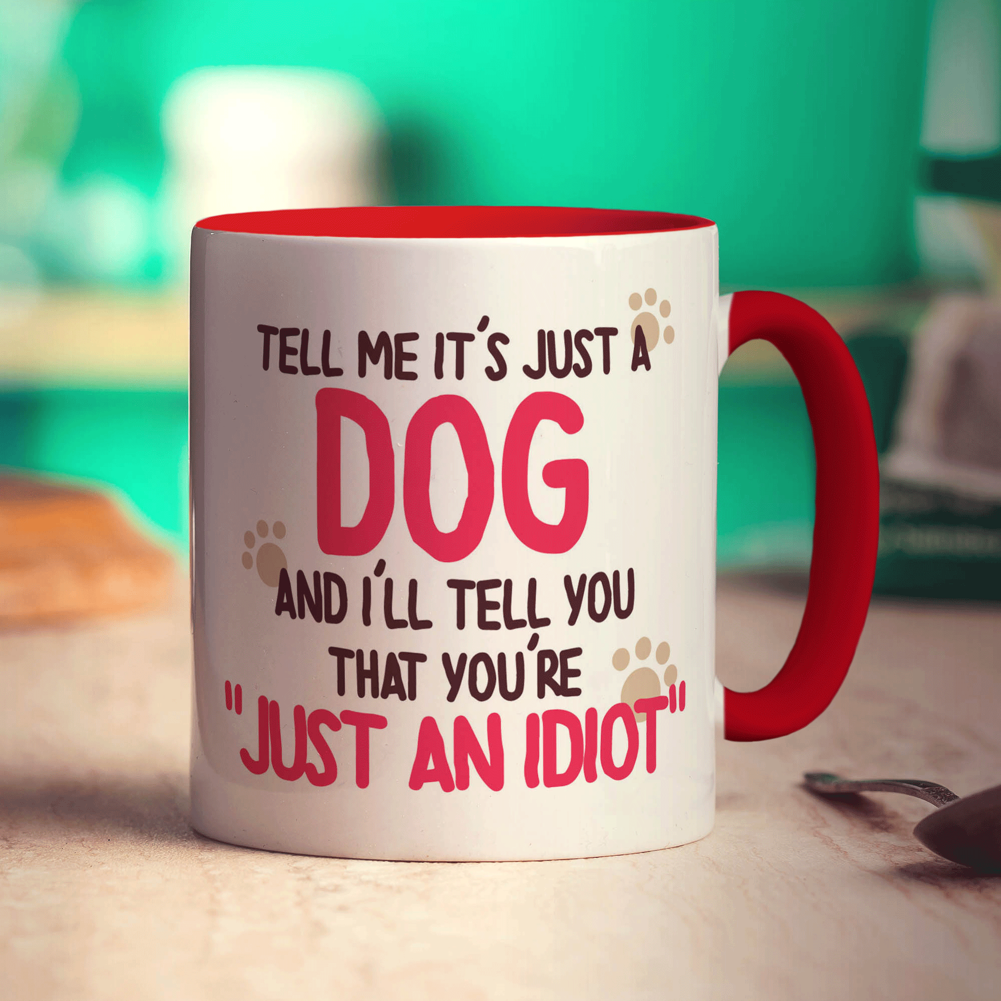 You Drop The Treat I Drop the Beat Mug - Standard 330ml (11oz) / Red