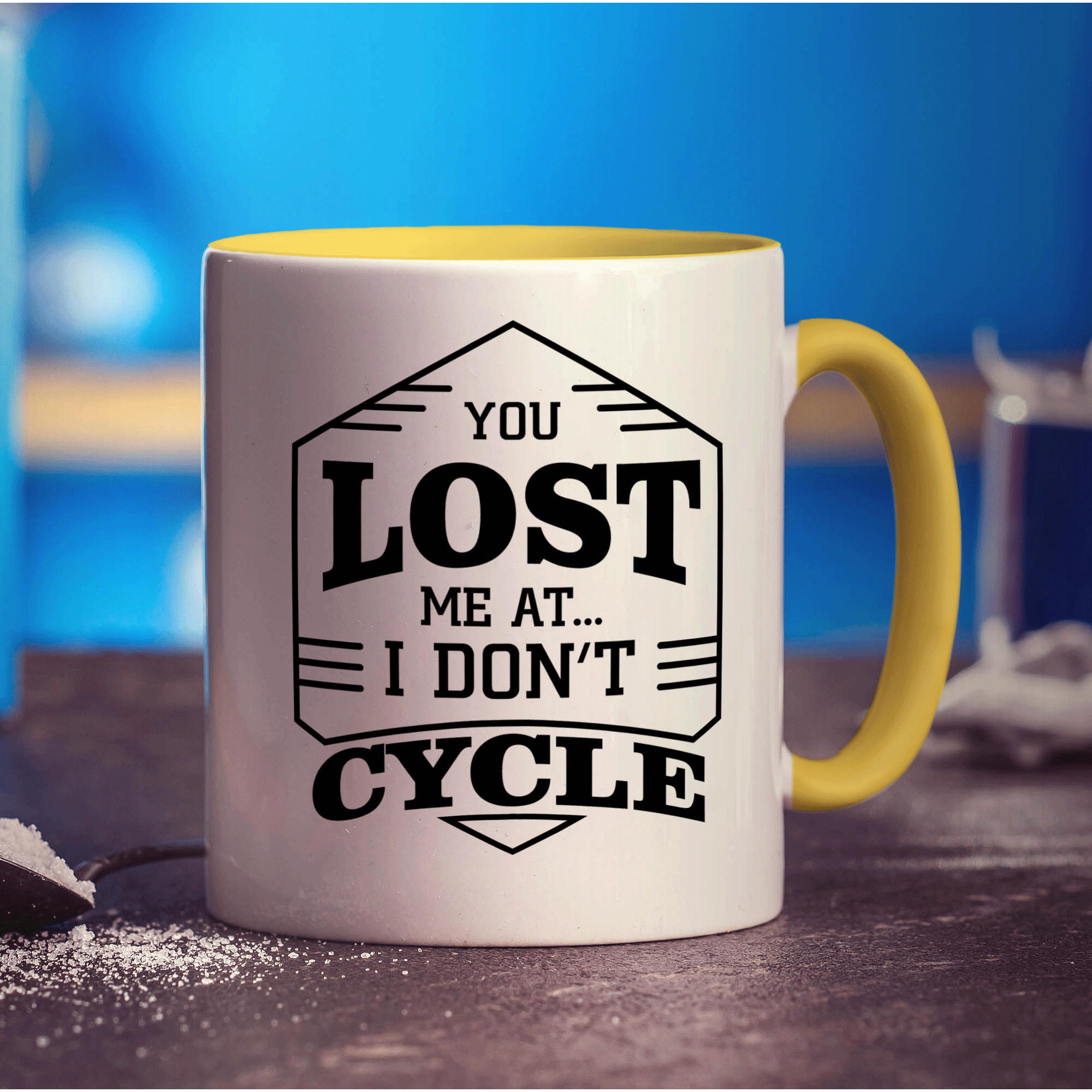 You Lost Me At I Don't Cycle Mug