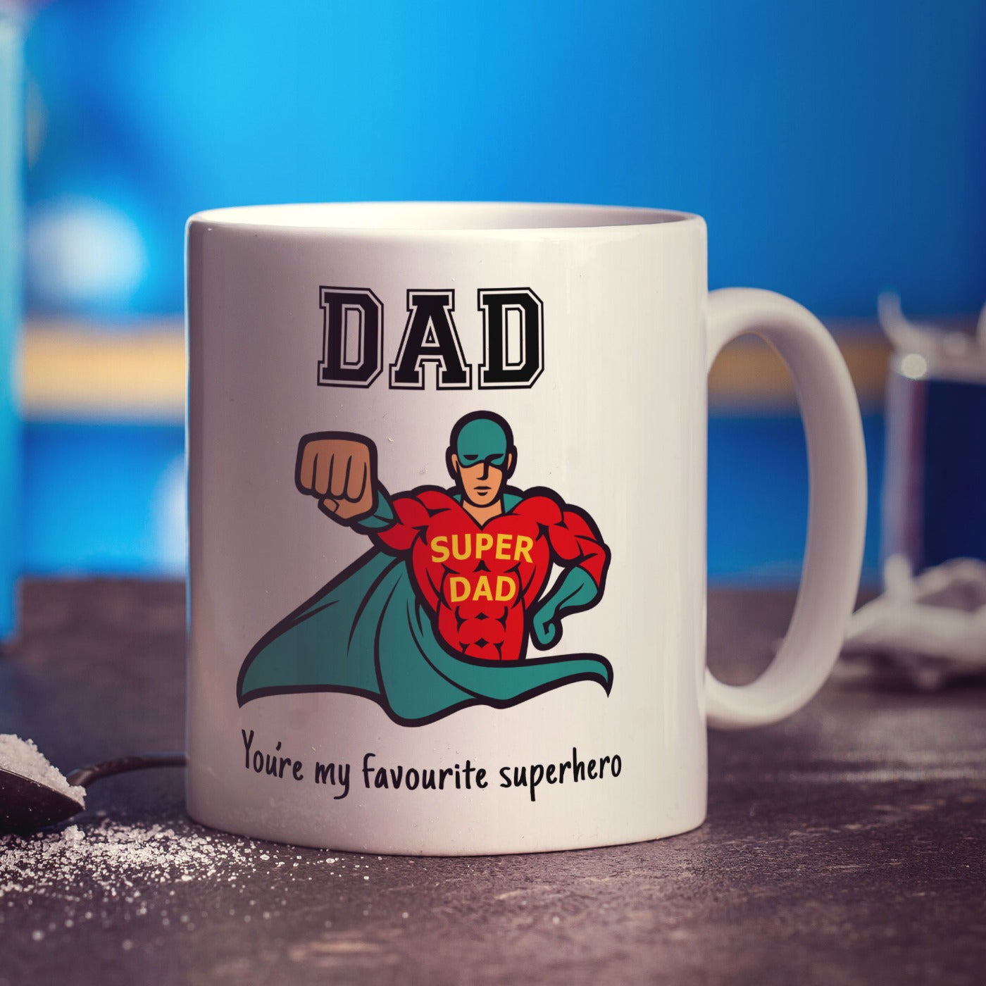 Dad You're My Favourite Superhero Mug