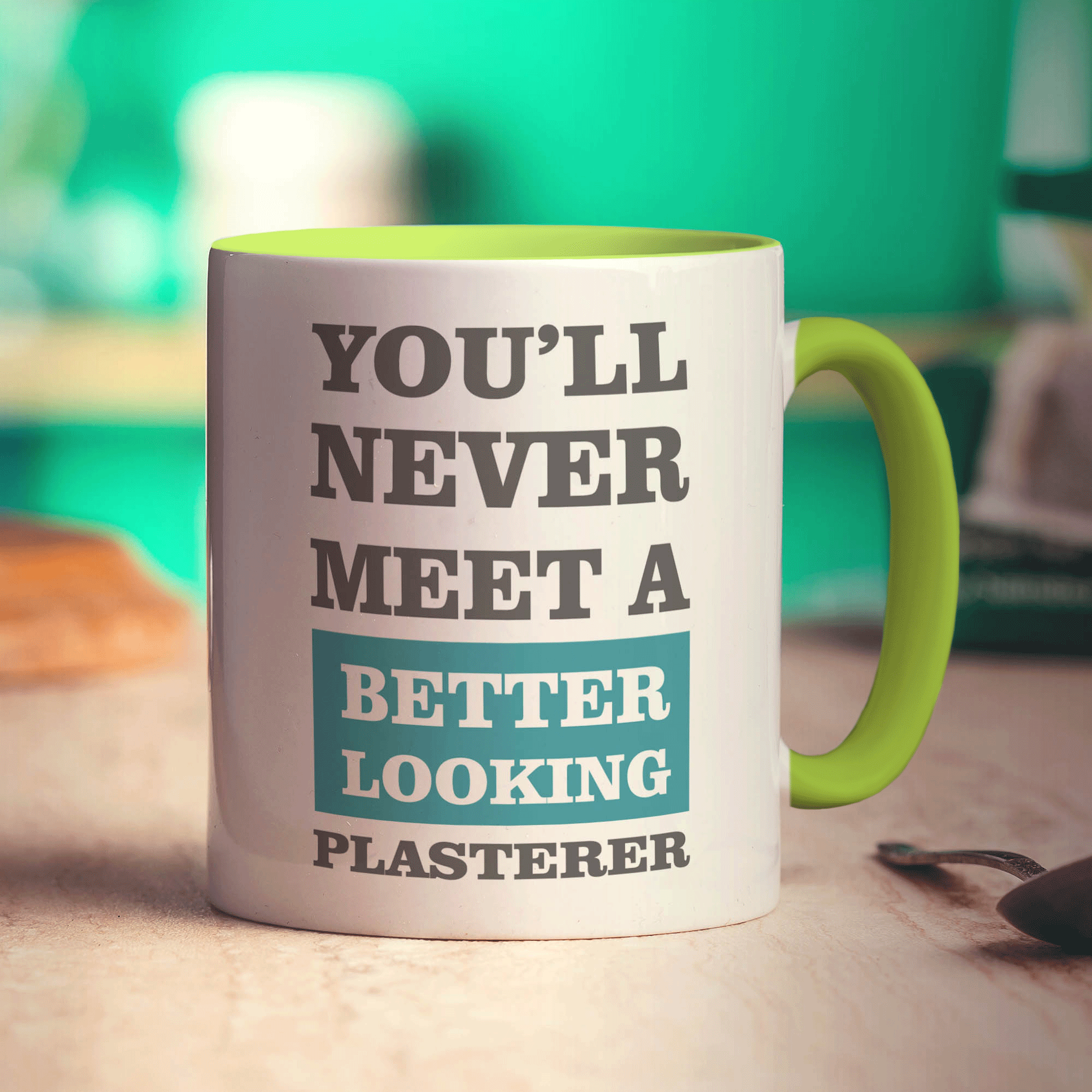 You'll Never Meet a Better Looking Plasterer Mug