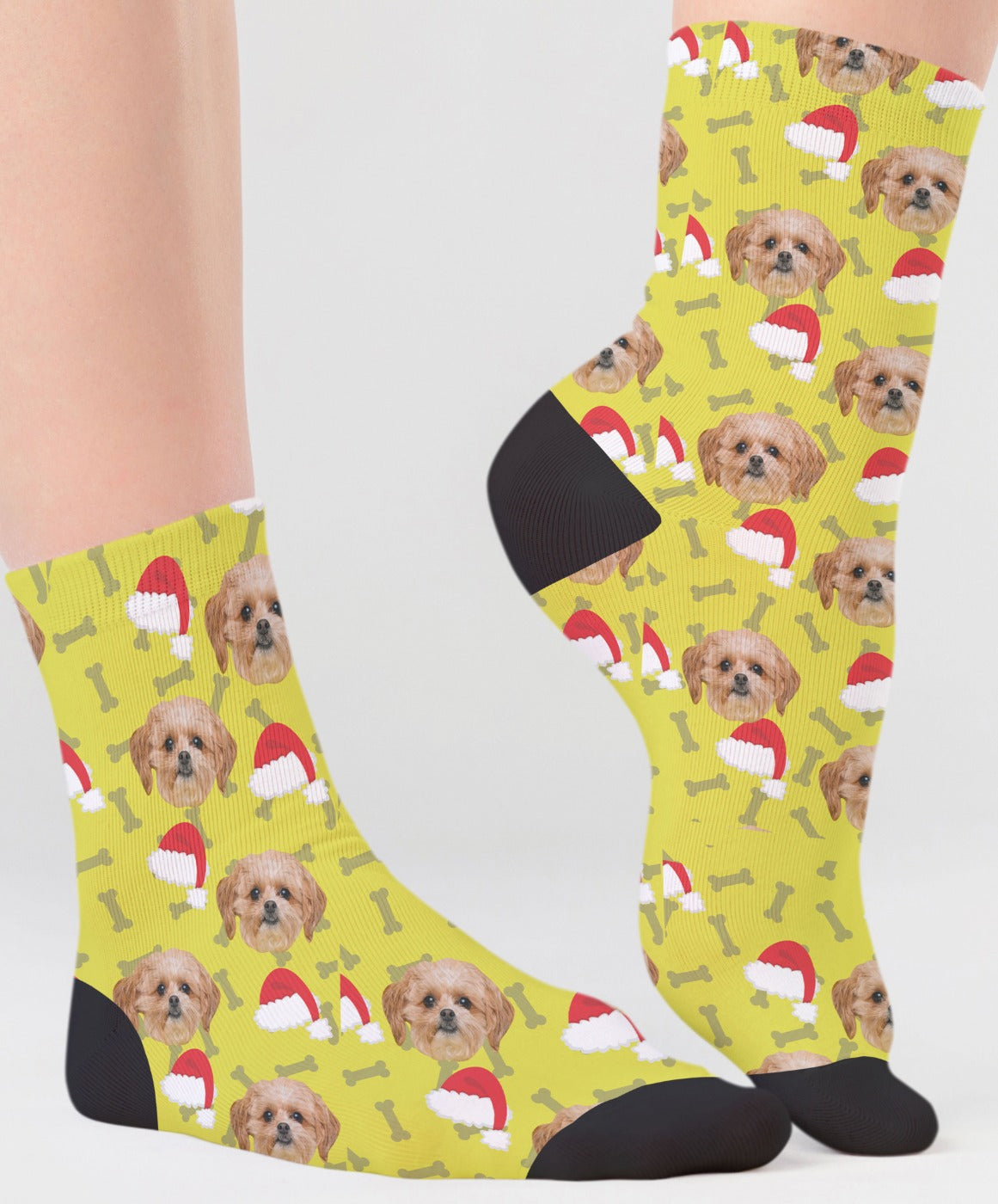 Your Dog on Christmas Socks