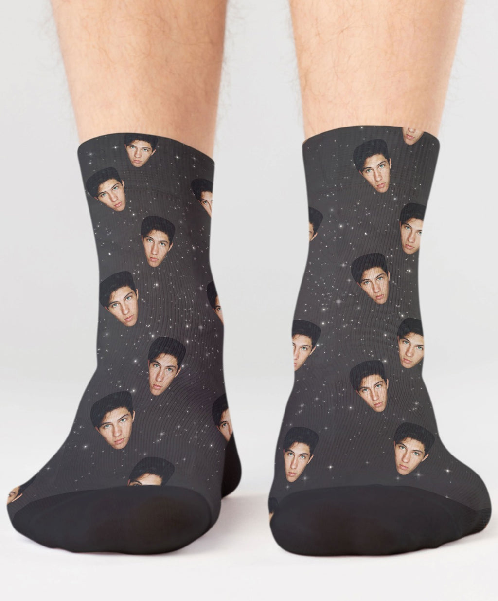 Personalised Socks - Your Face In Space Socks