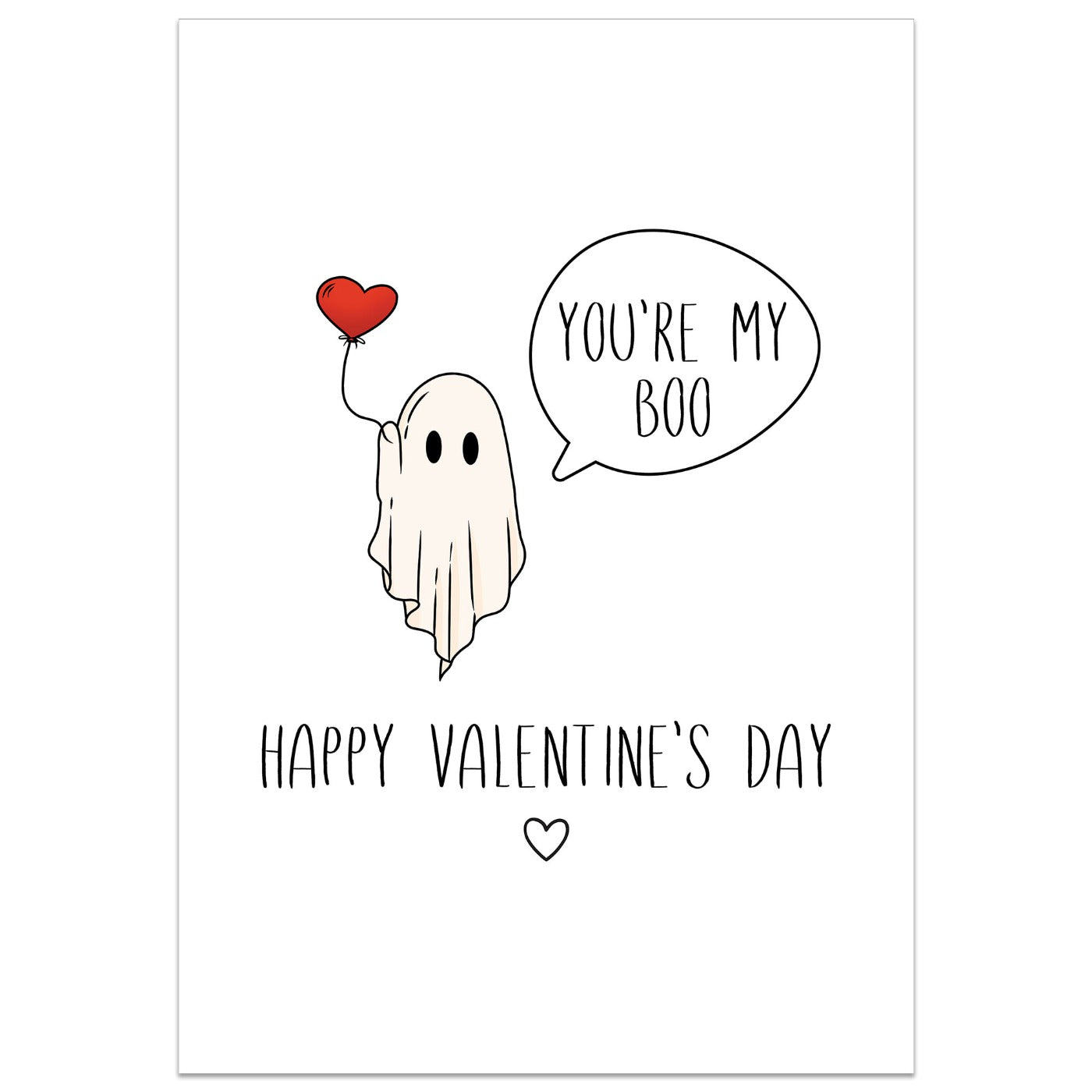 You're My Boo Valentine's Day Card