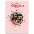 You're My World Personalised Valentine's Day Photo Card