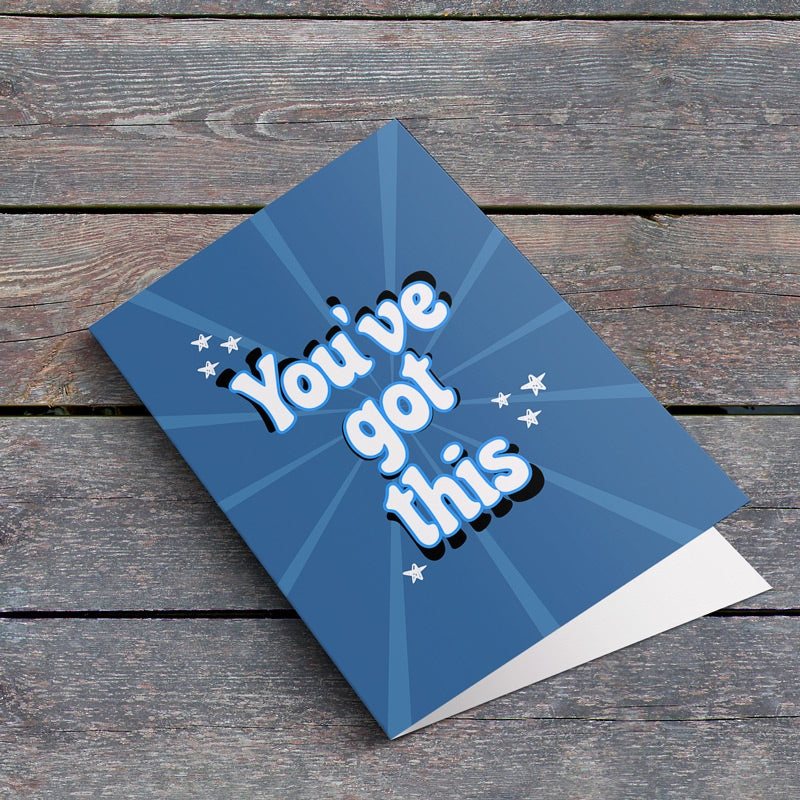 You've Got This Stars Card
