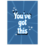 You've Got This Stars Card