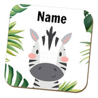 Zebra Name Coaster