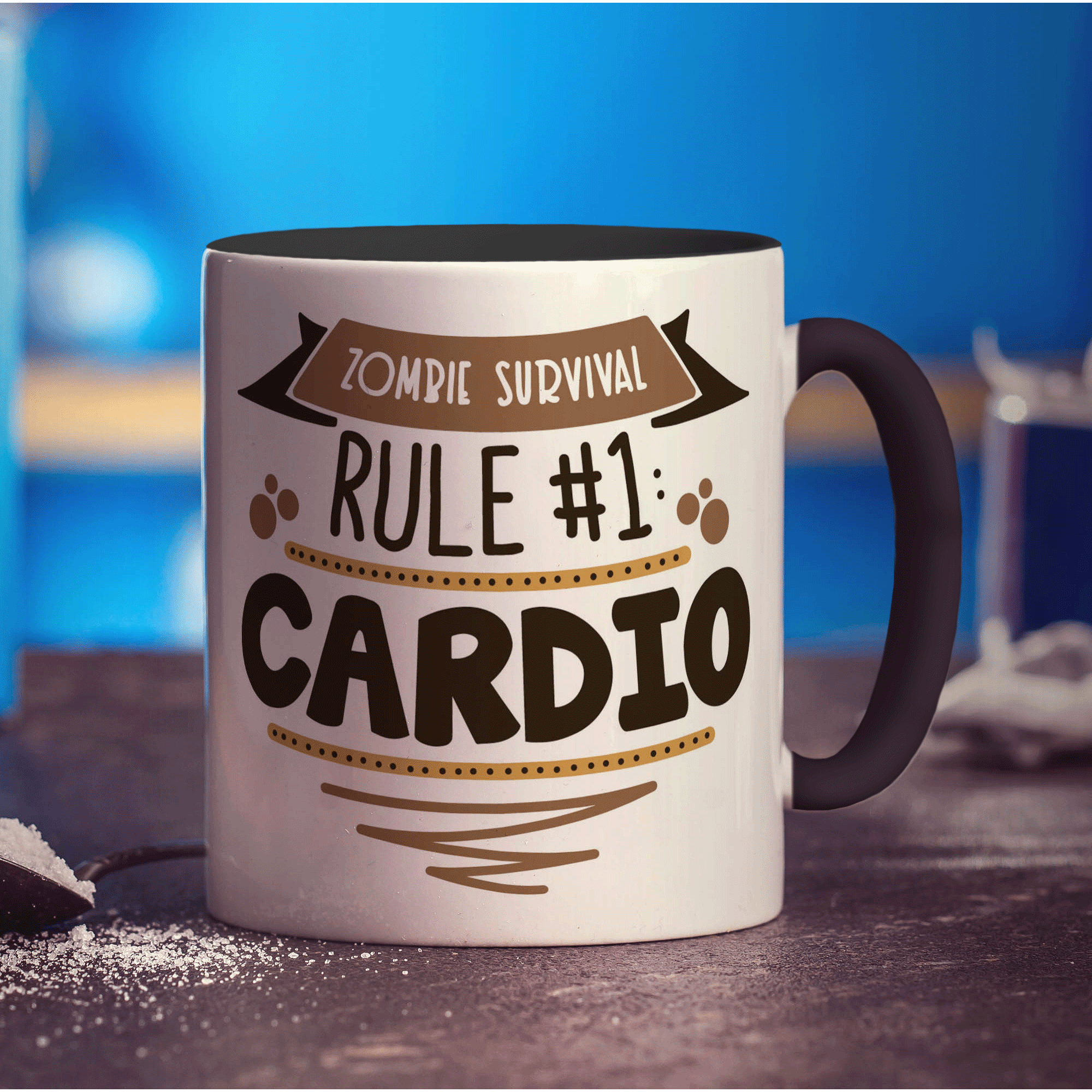 Zombie Survival Rule #1 Mug